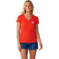 Womens Party Wave V Neck T-Shirt